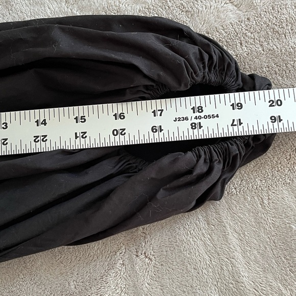 Michael Kors 100% Cotton Black Versatile Wrap Top Blouse Size Small Contemporary - Picture 11 of 12